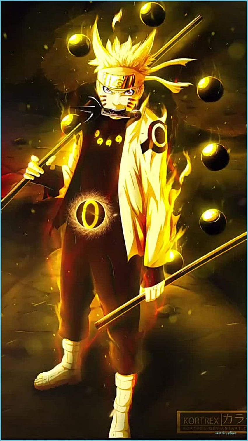 Naruto Live 12 GIF by ...anupghosal, naruto yellow HD phone wallpaper