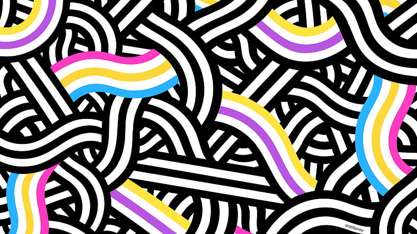 Pride Flag Backgrounds, genderfluid pansexual HD wallpaper