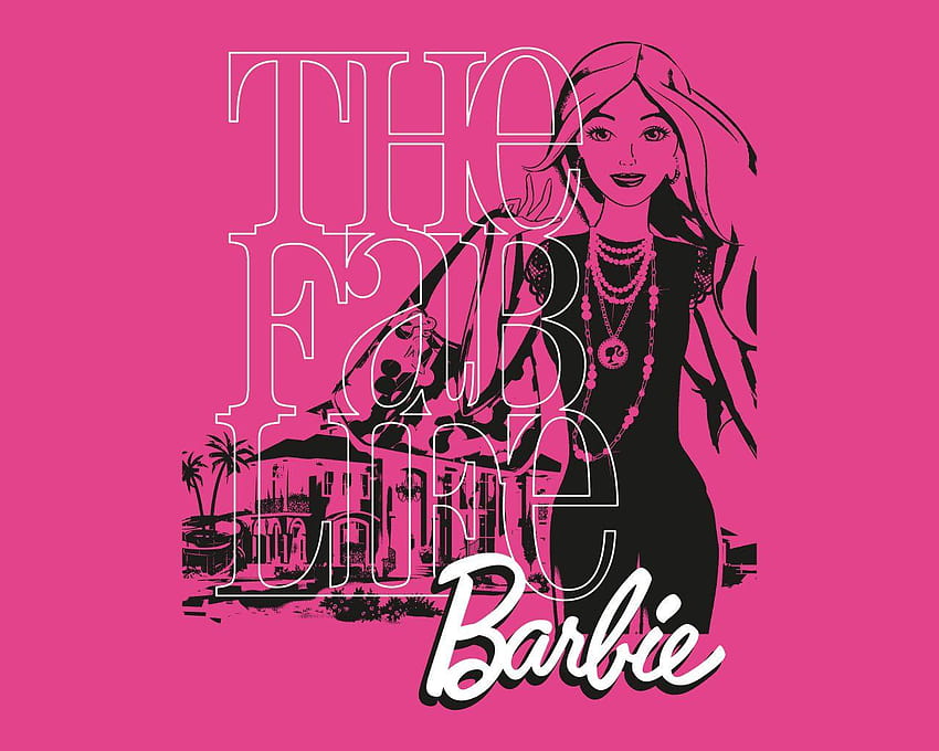 Grupa Barbie, logo Barbie Tapeta HD