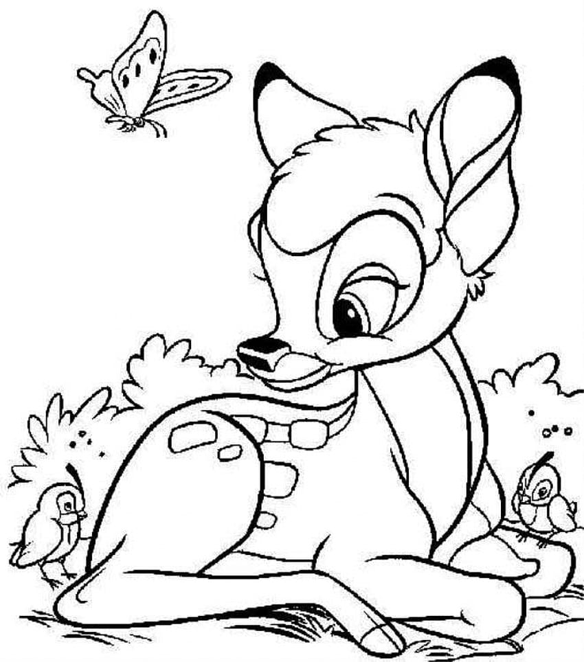 water wedding bambi disney coloring pages [1280x1452] for your , Mobile & Tablet, coloring book HD phone wallpaper