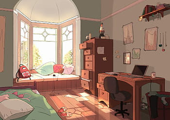 Anime room drawing HD wallpapers | Pxfuel