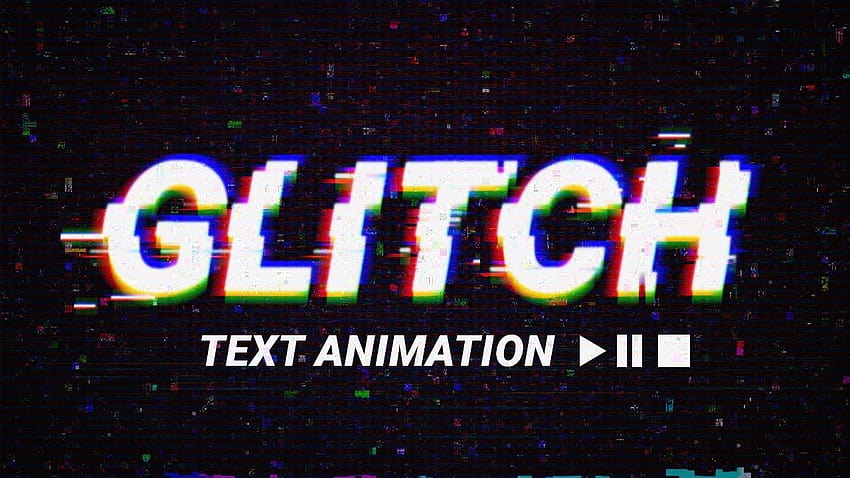 Glitch Text Animation Effect + PSD Template, glitchy letters HD wallpaper |  Pxfuel