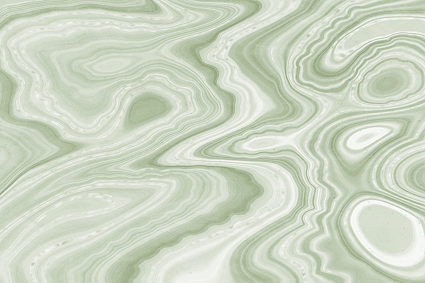 Купете Sage Green Marble Texture 7, бяло и градински чай зелено HD тапет