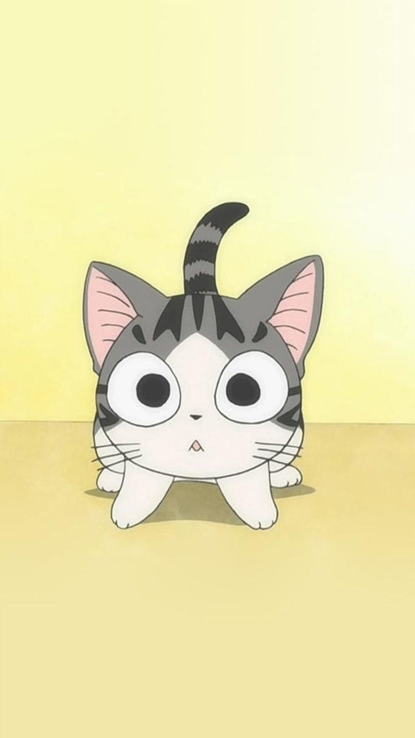 7 анимационна котка, анимационни пролетни котки HD тапет за телефон