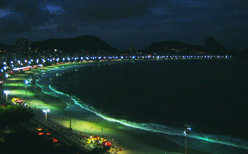Brezilya'da Copacabana Plajı, barzil HD duvar kağıdı