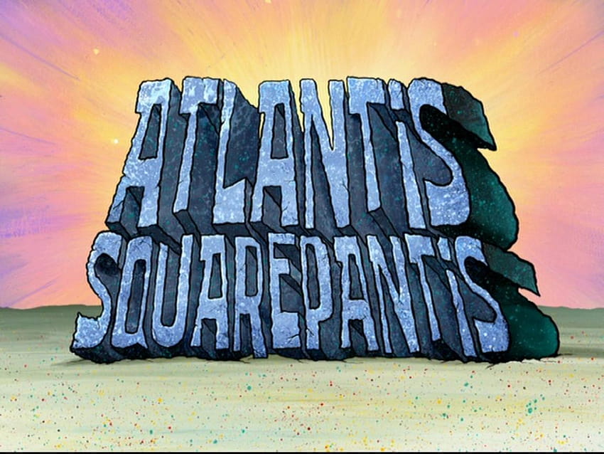 Atlantis SquarePantis、スポンジボブの映画、素晴らしいスポンジ 高画質の壁紙