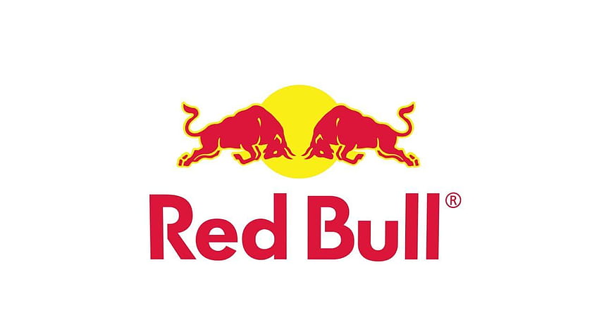 Redbull logo animation white backgrounds, red bull logo background HD wallpaper
