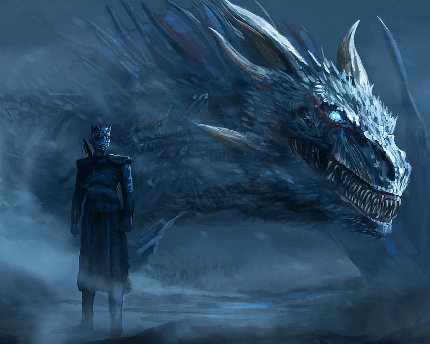 Dragão de Gelo Game of Thrones, viserion papel de parede HD