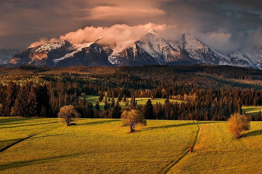 Slovakia, Tatras Tinggi, pegunungan tatra Wallpaper HD