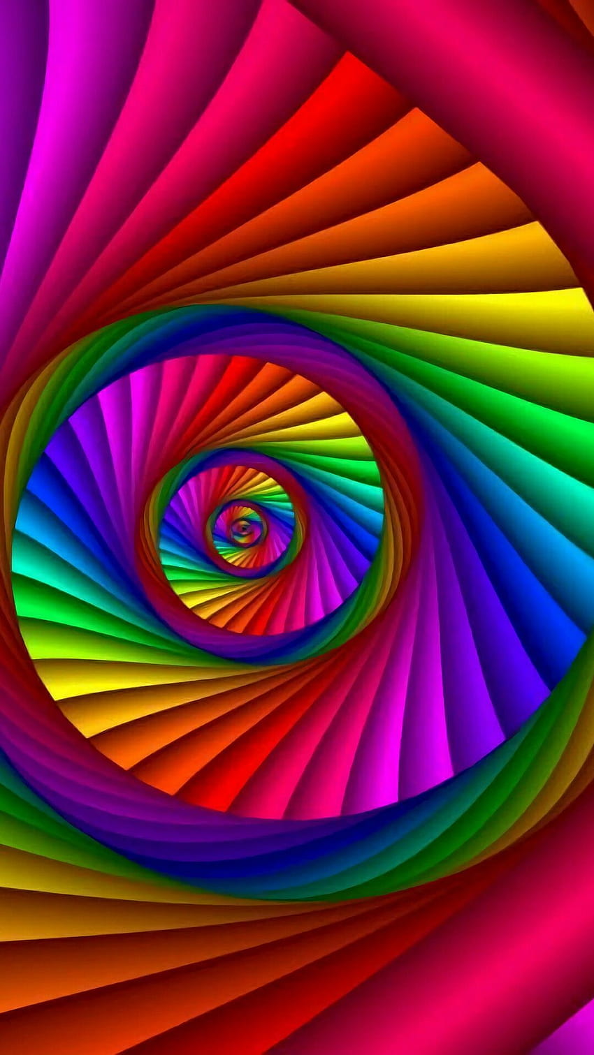 Rainbow , Rainbow art, Optical illusions art, rainbow swirl HD phone wallpaper