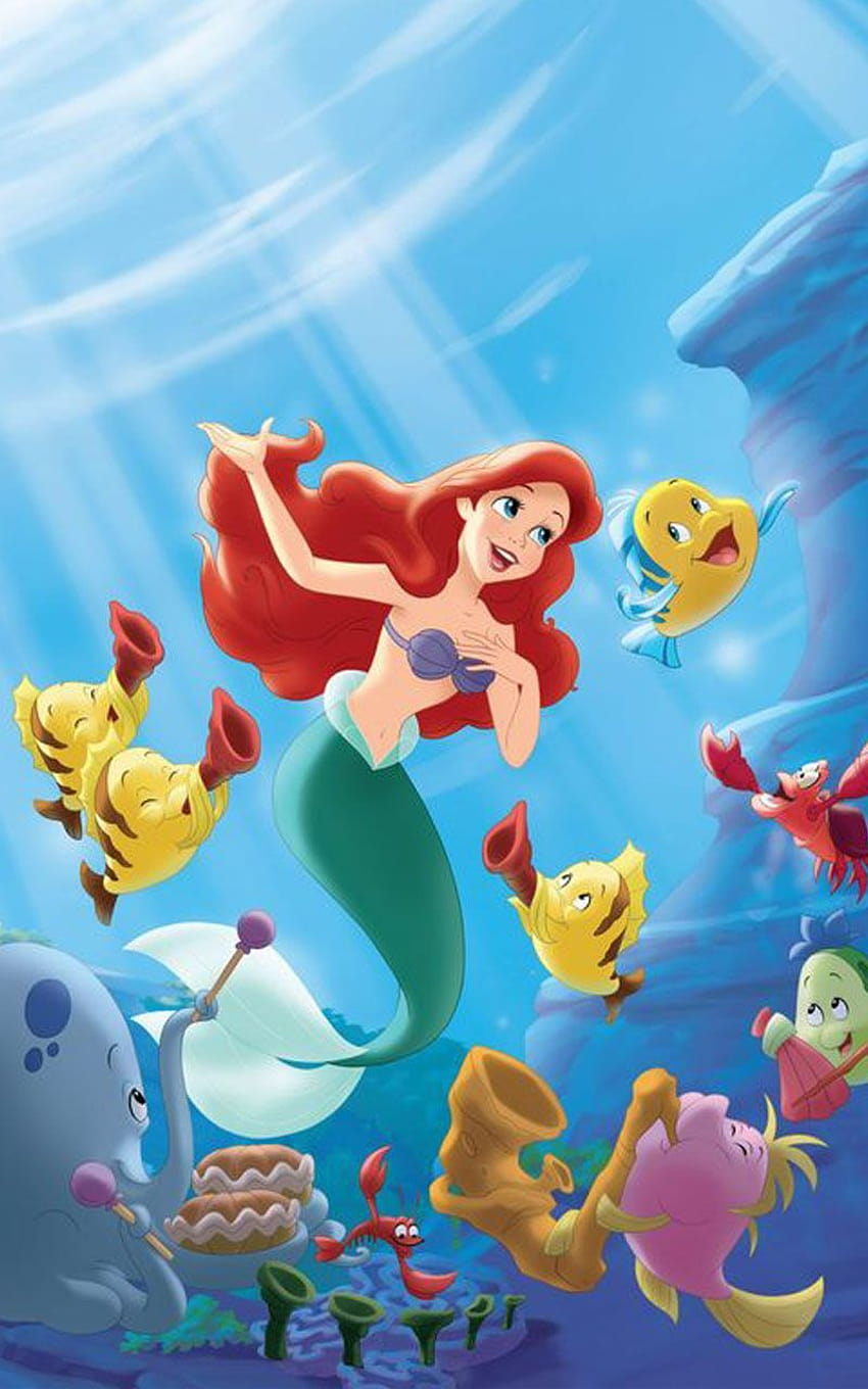 Ariel Mermaid ในปี 2020 เงือกน้อยแอเรียล วอลล์เปเปอร์โทรศัพท์ HD
