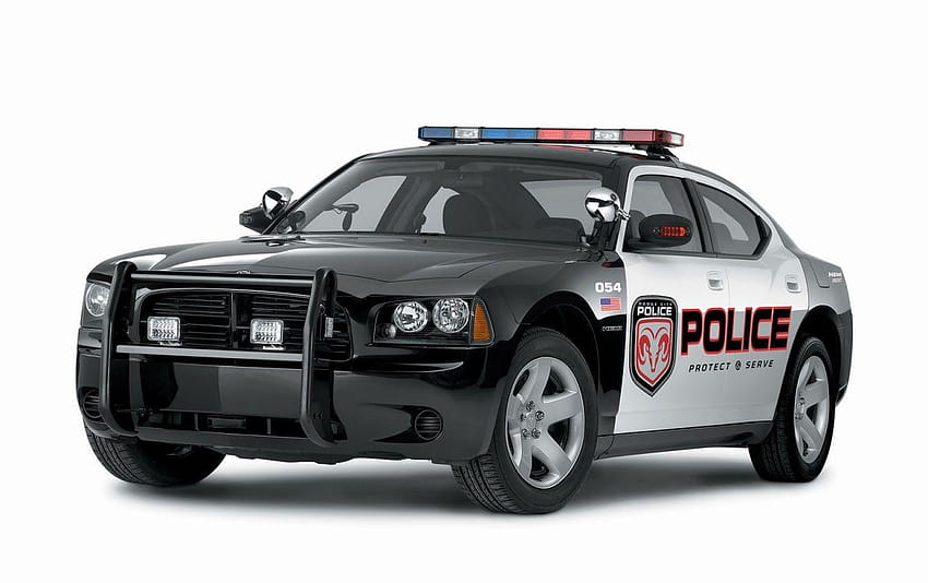 Caricabatterie Auto della polizia, auto della polizia Sfondo HD