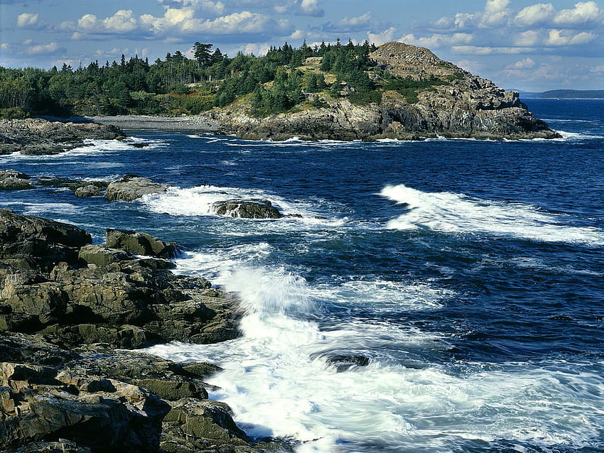 Nature: Schooner Head, Acadia National Park, Maine, nr. 33659, acadia national park maine HD wallpaper