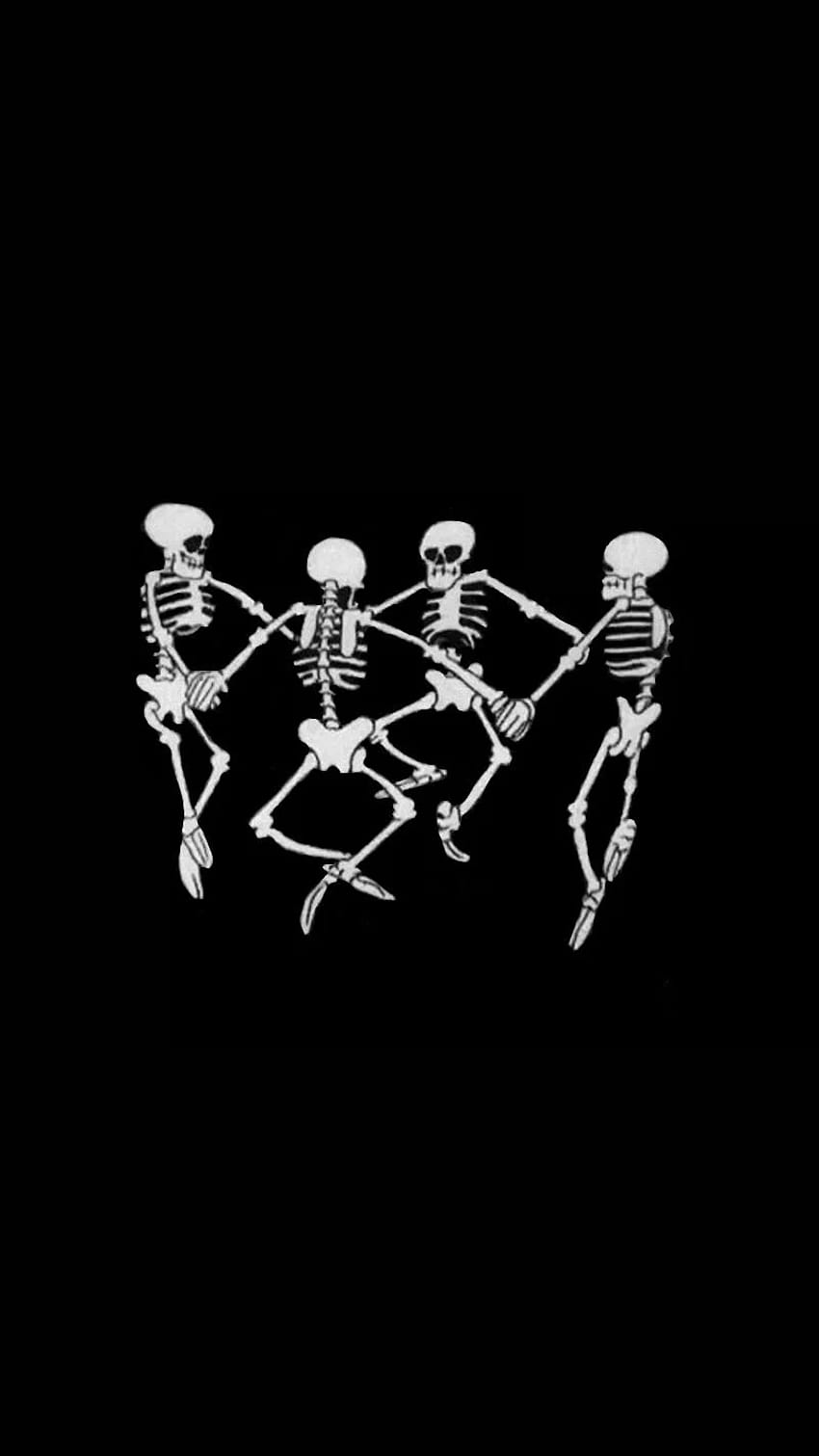 Spooky Scary Skeleton Drawings Halloween [800x1422] na telefon komórkowy i tablet, halloweenowy szkielet Tapeta na telefon HD