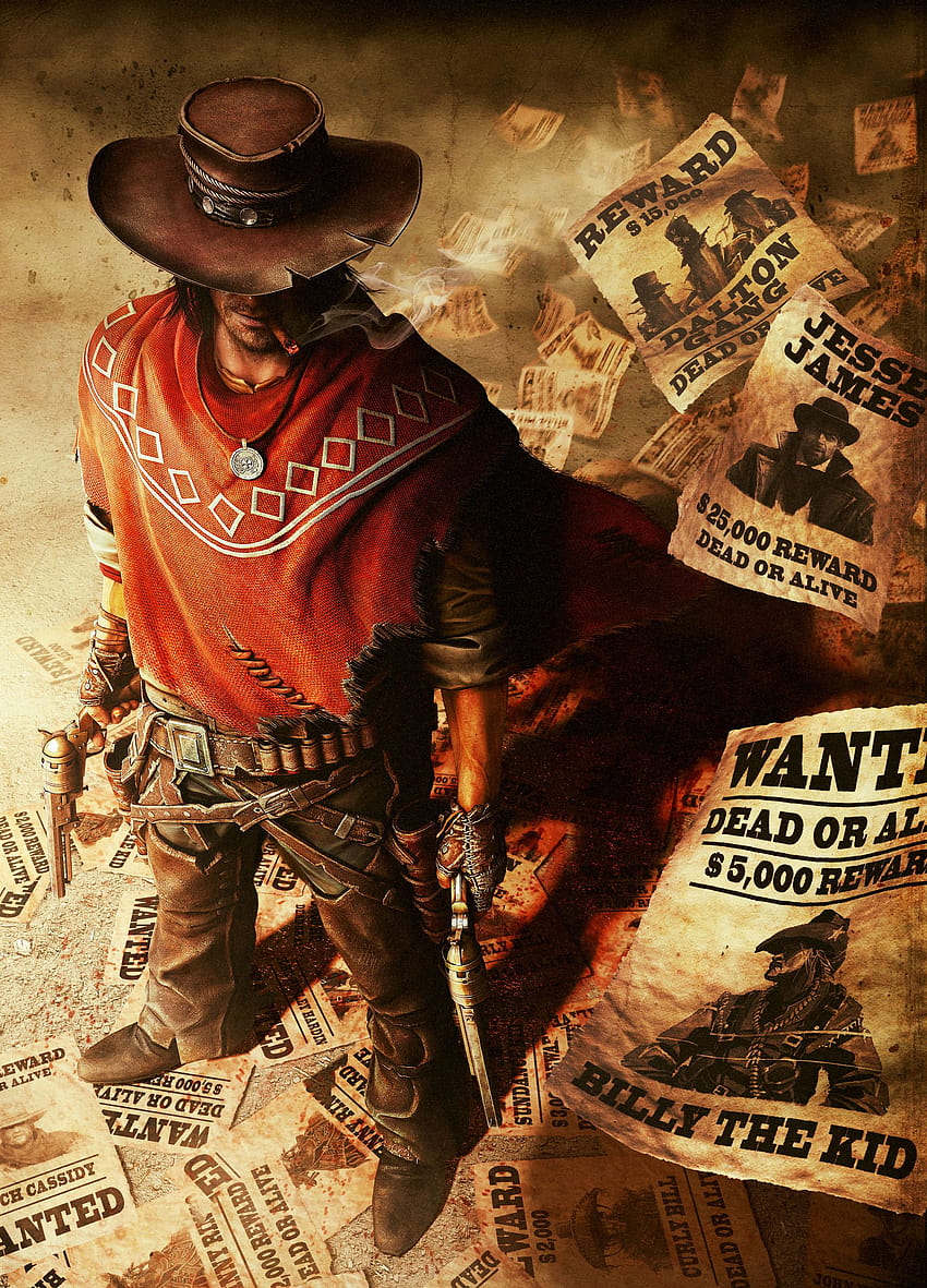 Call of Juarez: Revolverheld, begräbt ein paar Old West Legends, Old West Outlaws HD-Handy-Hintergrundbild