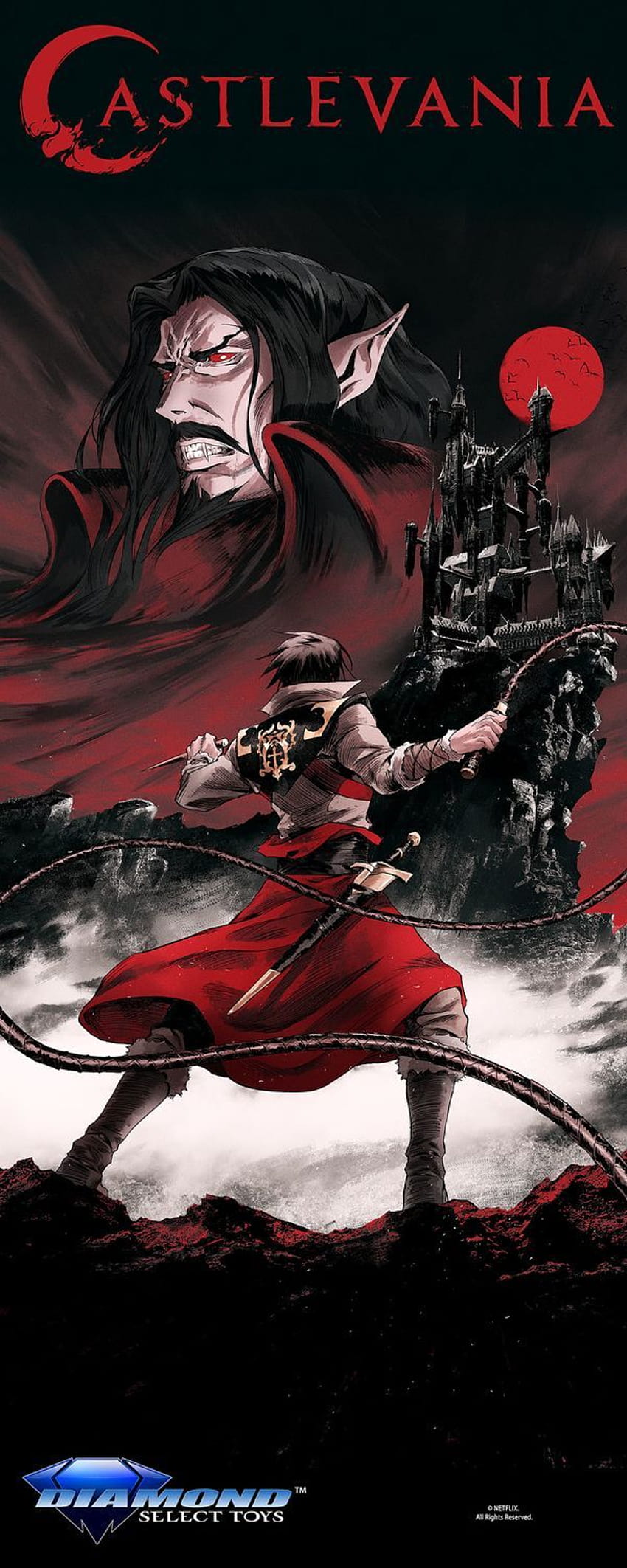 Castlevania TV Series to Receive Collectibles from Diamond Select, castlevania anime HD phone wallpaper