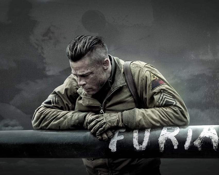 Brad Pitt In Fury, 2014 Movie, , Background, Pkw2it, fury brad pitt HD wallpaper