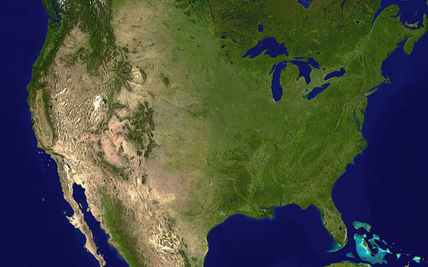 Mapa nas naprawdę znana, mapa Ameryki Północnej Tapeta HD