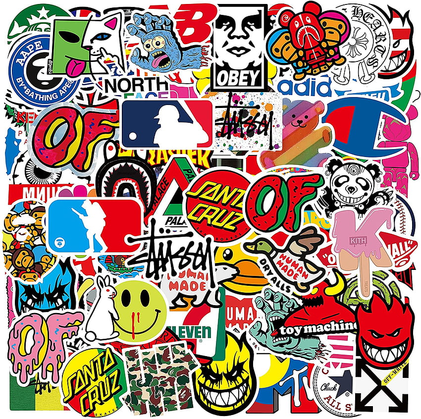 50 One Piece Anime Laptop Skateboard Stickers Decals  eBay