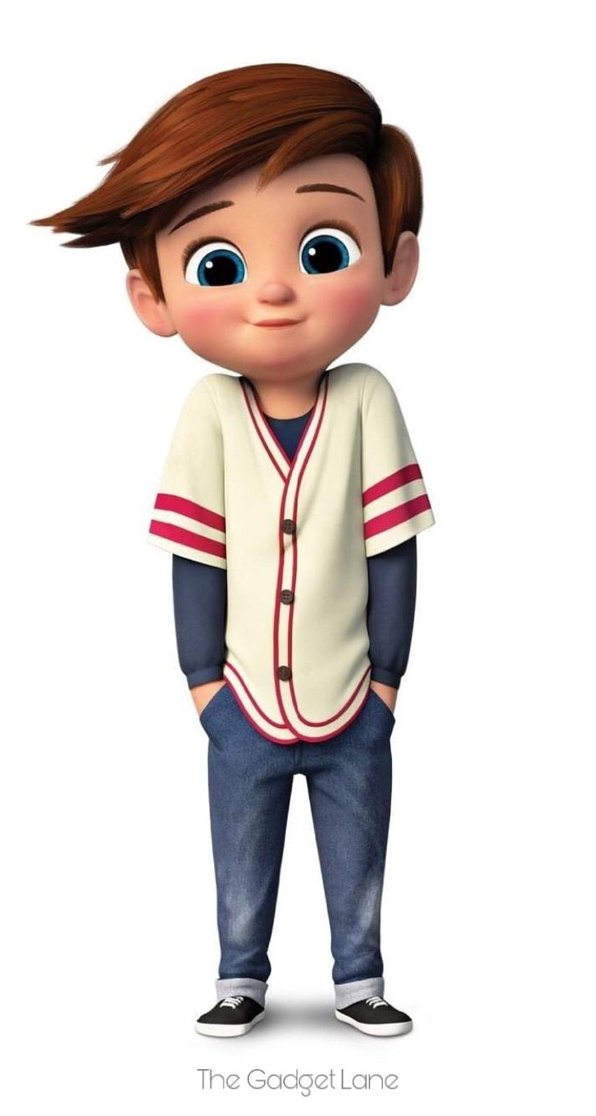 Cute Iphone Cartoon Boy, karakter kartun anak laki-laki wallpaper ponsel HD