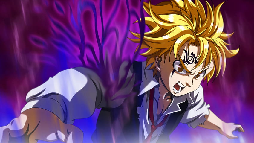 Meliodas-Angriffsmodus-Anime HD-Hintergrundbild