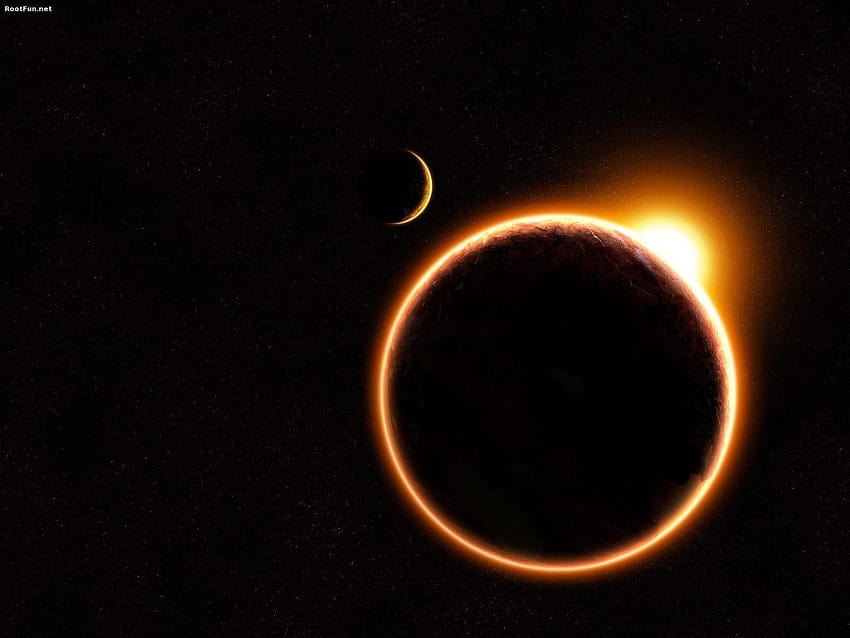 éclipse solaire Fond d'écran HD