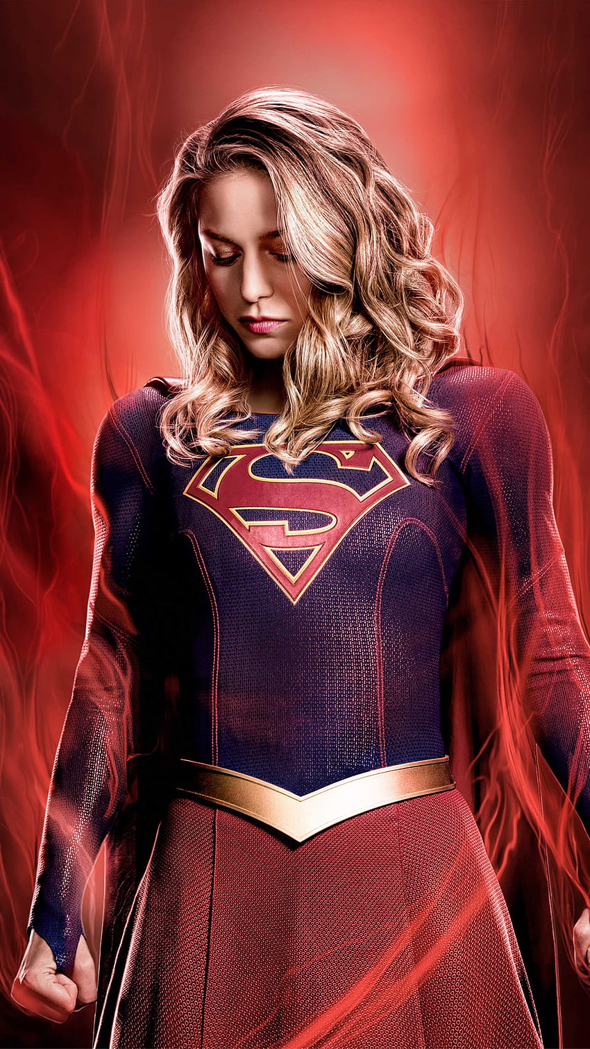 Melissa Benoist Като Supergirl Ultra Mobile, melissa benoist android HD тапет за телефон