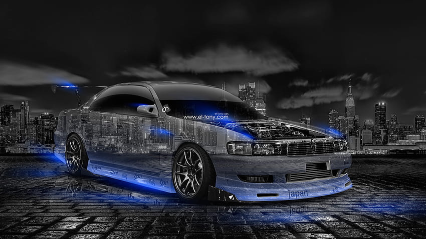 Toyota Chaser JZX90 JDM Tuning Crystal City Car 2014 von Tony HD-Hintergrundbild