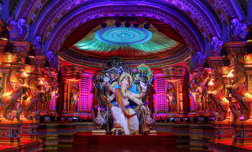 Ganesh Chaturthi 2018: Yang terbaik dari India menyambut Dewa Ganesha, mumbai ganpati Wallpaper HD