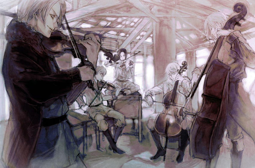 Hetalia: Axis Powers Cello Anime, hetalia allies HD wallpaper