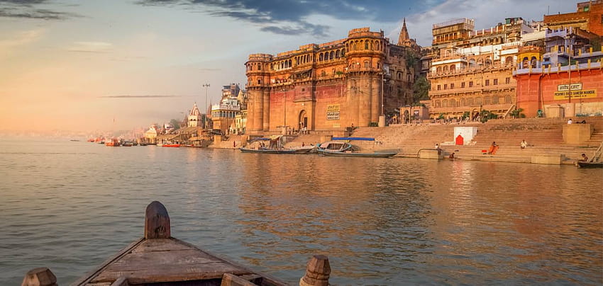 : Varanasi Ganga ghat, Kashi, kaashi w poszukiwaniu gangi Tapeta HD