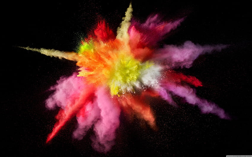 色の爆発、爆発の色 高画質の壁紙