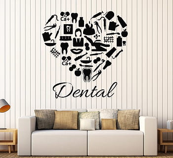 Avikalp Exclusive AWD0023 Dental Clinic Wallpaper Grey White Teeth Cro   Avikalp International  3D Wallpapers