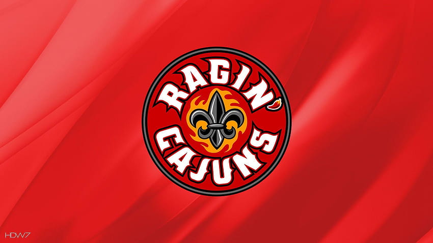 Louisiana Lafayette Ragin Cajuns Logo Hd Wallpaper Pxfuel