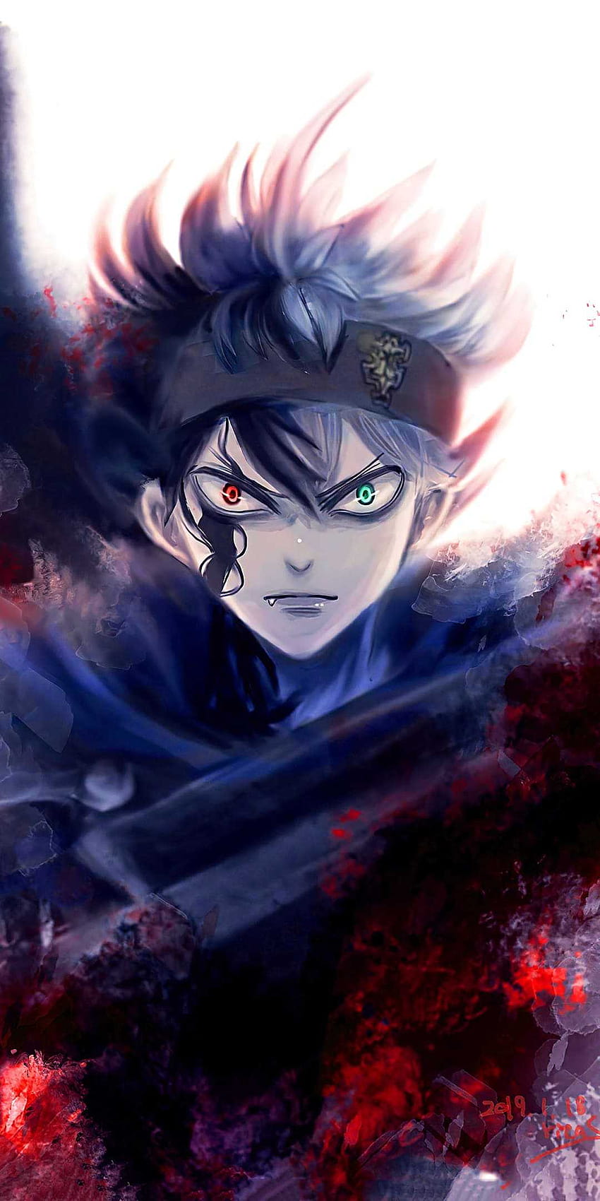 Anime Black Clover Asta (Black Clover) Papel de Parede