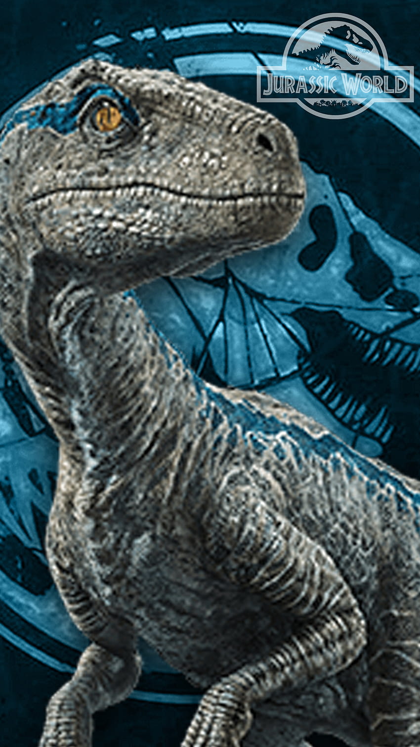 Jurassic World Blue, публикувано от Зоуи Меркадо HD тапет за телефон