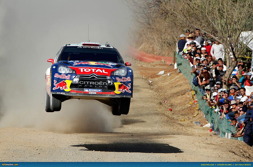 Citroen c4 sébastien loeb car jump racing, sebastien loeb HD wallpaper