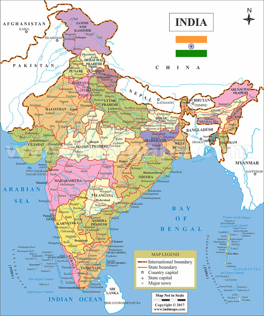 Туристическа карта на Индия – туристическа компания и туристически информационен център HD тапет за телефон