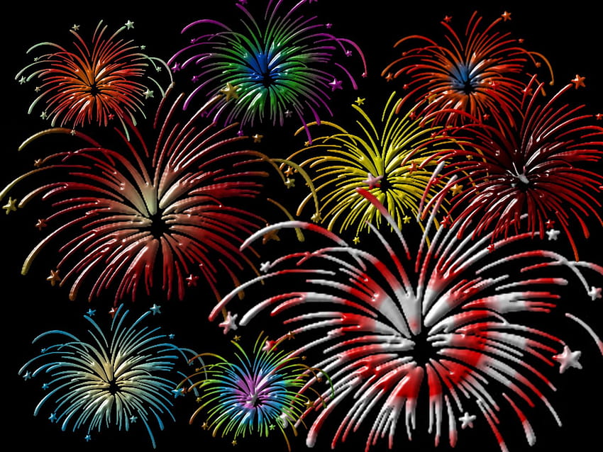 Art Fireworks 153 HD wallpaper