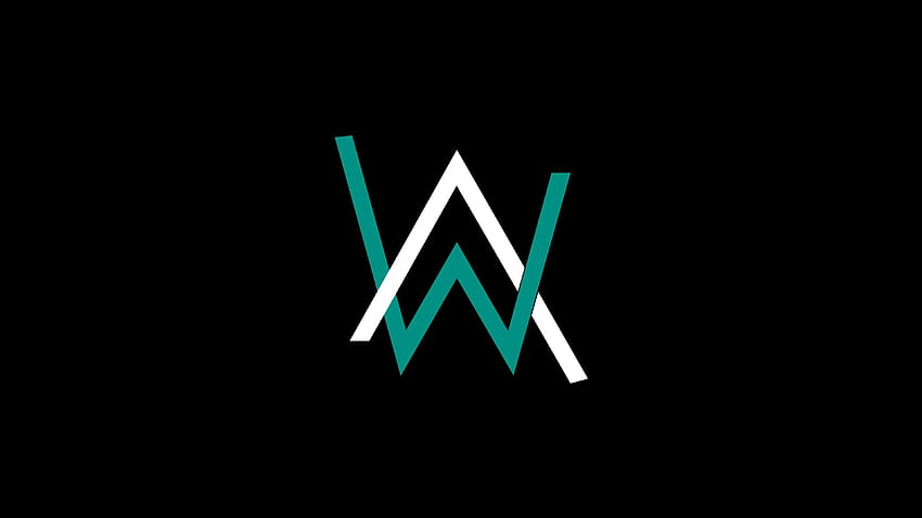 Logo Alana Walkera, muzyka, tła, marshmello i alan walker Tapeta HD