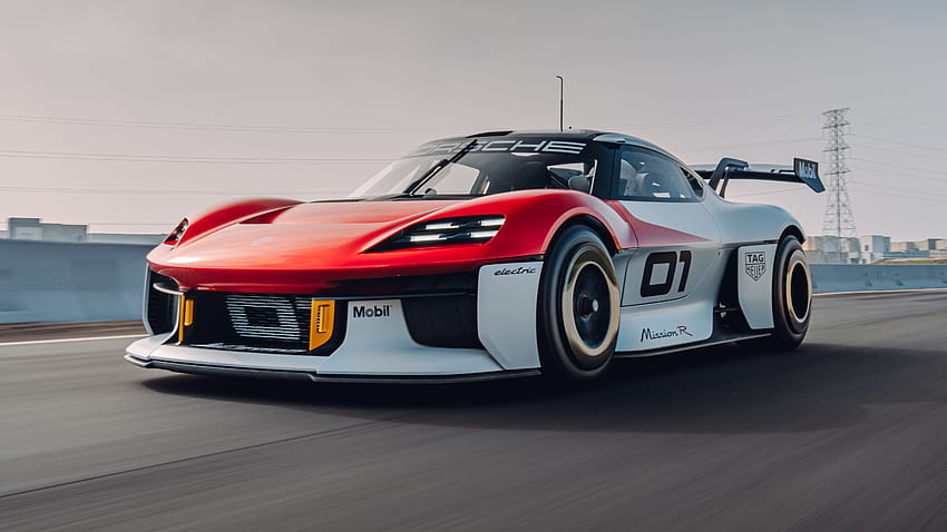 Recenzja Porsche Mission R: koncept wyścigów elektrycznych o mocy 1073 KM Recenzje 2022, koncept porsche Mission R Tapeta HD