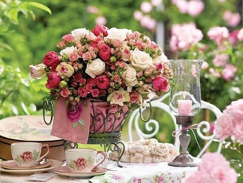 Let's Have A Garden Party ♥, spring garden party HD wallpaper | Pxfuel