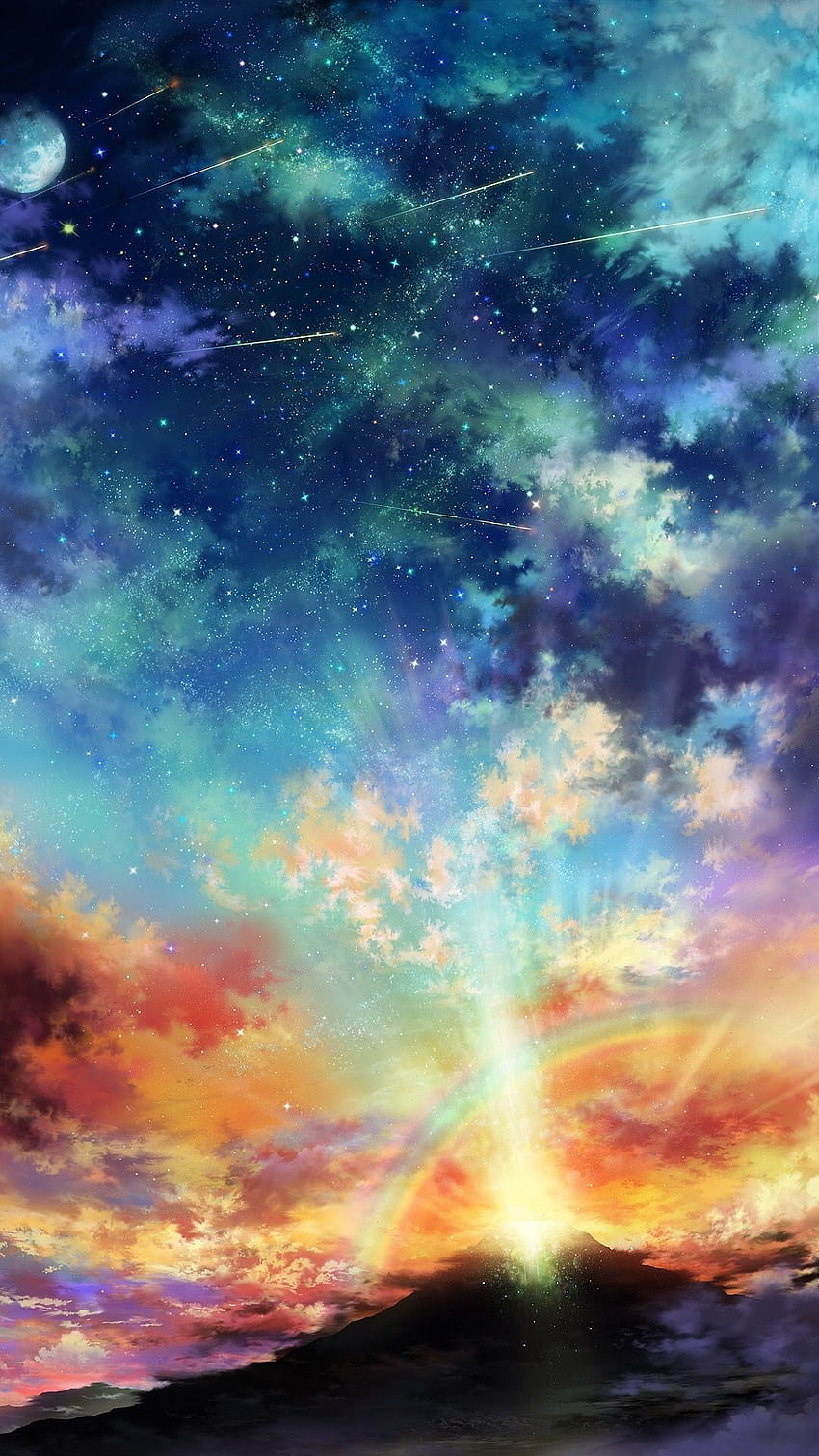 Shiny colorful sky HD phone wallpaper | Pxfuel