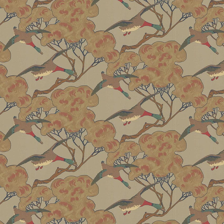 Flying Ducks by Mulberry Home HD phone wallpaper