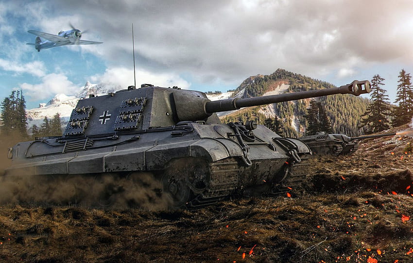 World of Tanks, Hunting tiger, Jagdtiger, Tank Hunter Tiger, 클라이언트 대규모 멀티플레이어 온라인 게임, 섹션 игры, jagdtiger the tank HD 월페이퍼