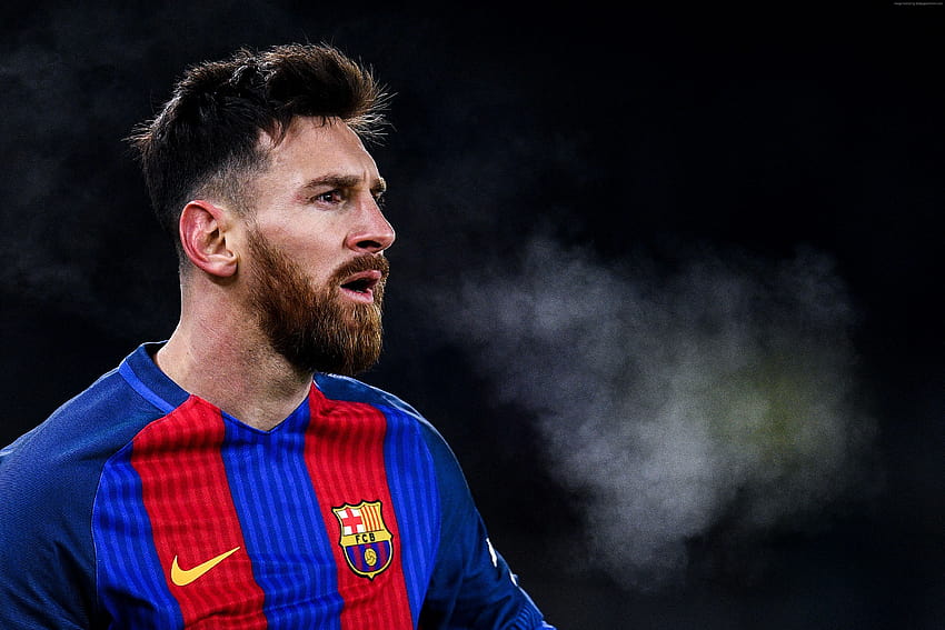 Lionel Messi, futbol, ​​futbol, ​​En iyi oyuncular 2016, Lionel Messi 2018 HD duvar kağıdı