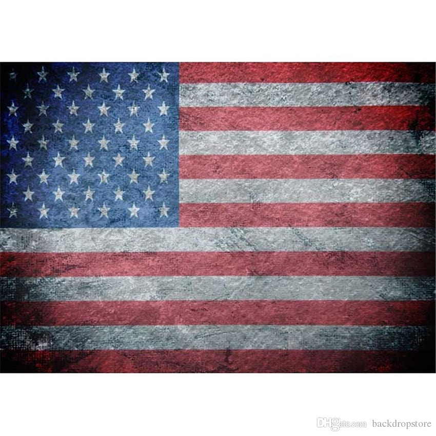 2021 horizontale amerikanische Flaggen-Hintergründe, Vinyl, digital gedruckt, Happy 4. Juli, Kinder, Vintage-Studio-Hintergründe von Backgroundstore, 16,73 $, Happy 4. Juli 2021 HD-Handy-Hintergrundbild