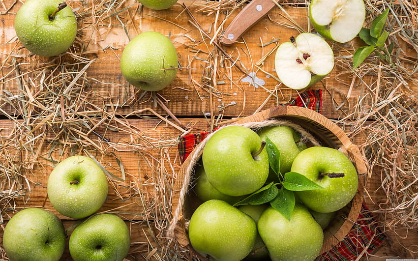 Green Apples ❤ for Ultra TV, nutrition HD wallpaper