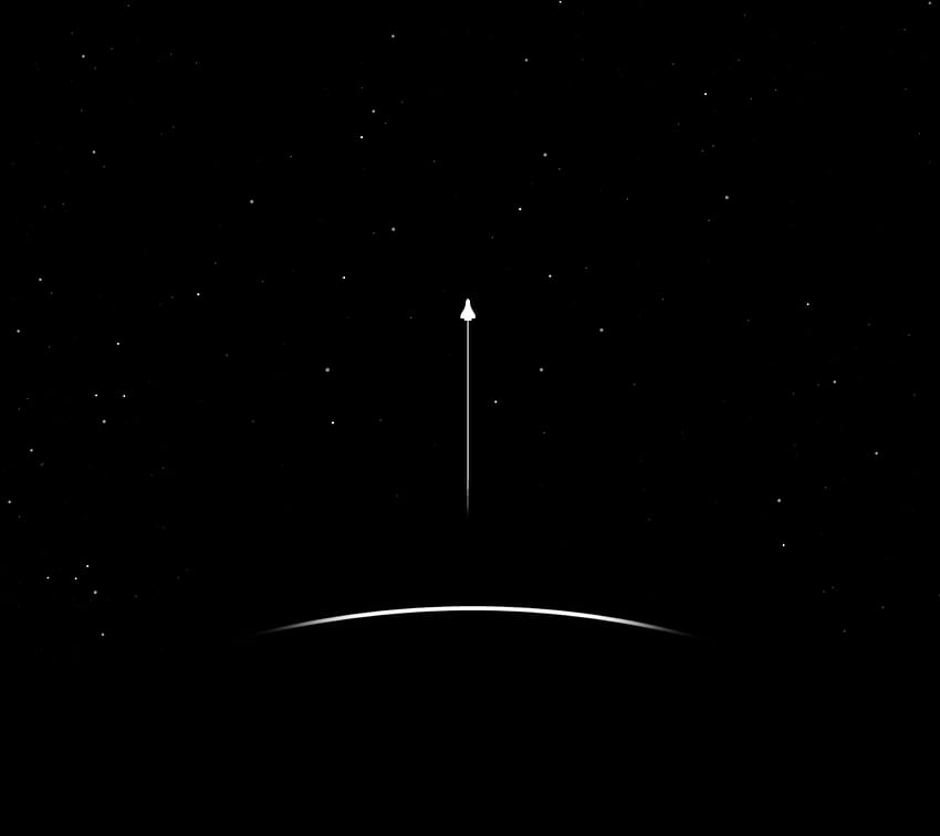 Sci Fi/Spaceship, nave espacial minimalista fondo de pantalla