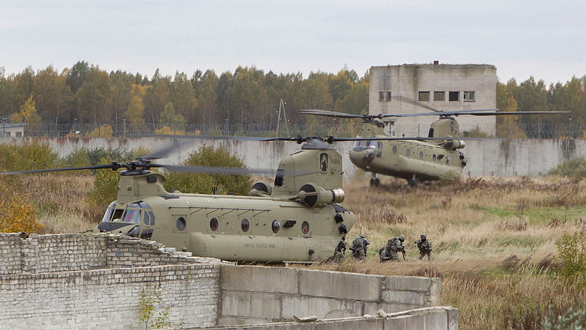 2851521 / military helicopters soldier boeing ch 47 chinook united states army military aircraft estonia prison HD wallpaper